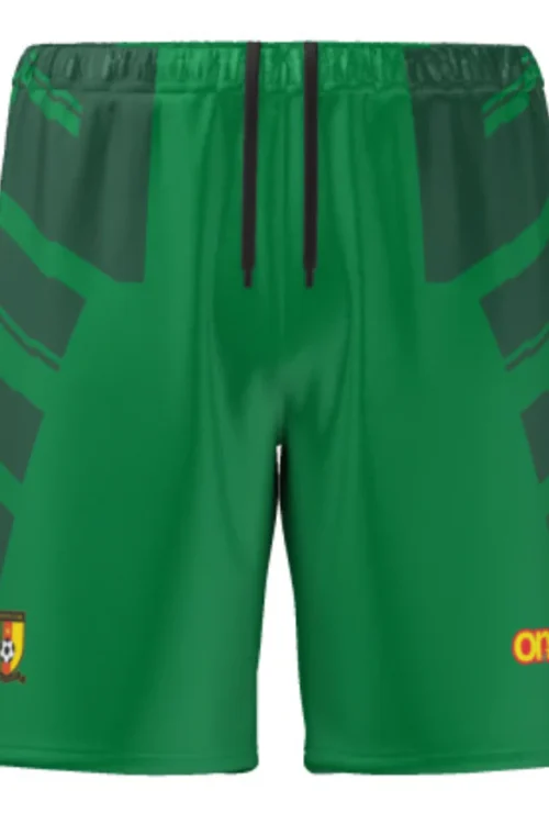 Official Cameroon FECAFOOT Green Shorts